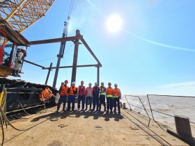 Mùa xuân trên công trường nhà máy Điện gió Sóc Trăng 7